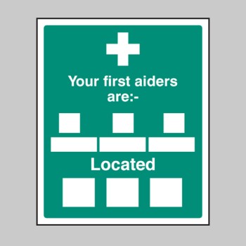 Your First Aiders Are - 