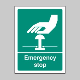 Emergency Stop (White / Green) - 