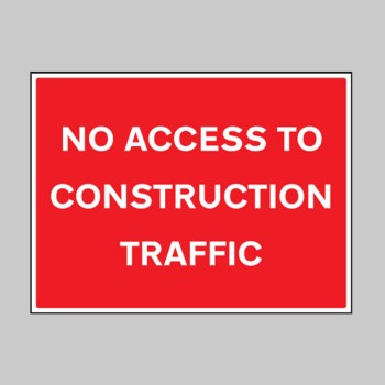 No Access to Construction Traffic - 