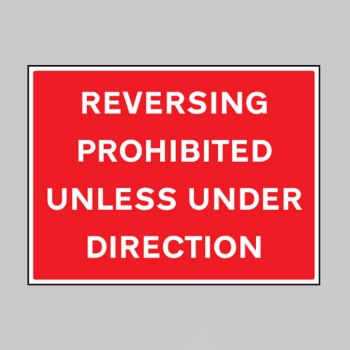 Reversing Prohibited Unless Under Direction - 