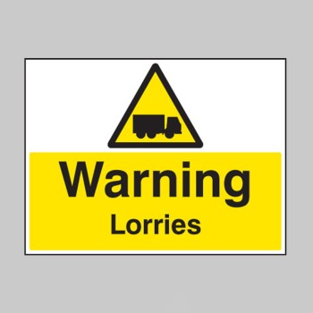 Warning - Lorries - Warning - Lorries -