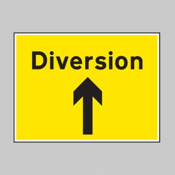 Diversion - Arrow Straight / Up - 