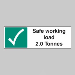 Safe Working Load 2.0 Tonnes - 