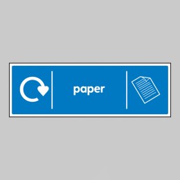 Paper - WRAP Recycling Sign - 