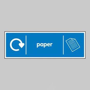 Paper - WRAP Recycling Sign - 