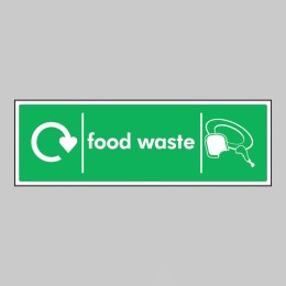 Food Waste - WRAP Recycling Sign - 