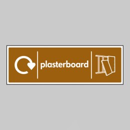 Plasterboard - WRAP Recycling Sign - 