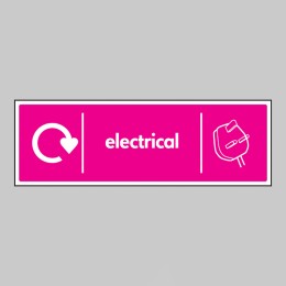 Electrical - WRAP Recycling Sign - 