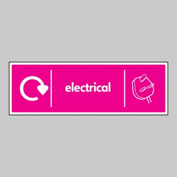 Electrical - WRAP Recycling Sign - 