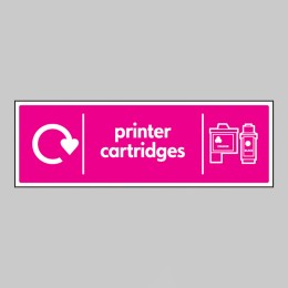 Printer Cartridges - WRAP Recycling Sign - 