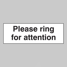 Please Ring for Attention - 