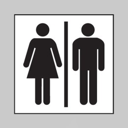 Unisex Toilet Symbol - 