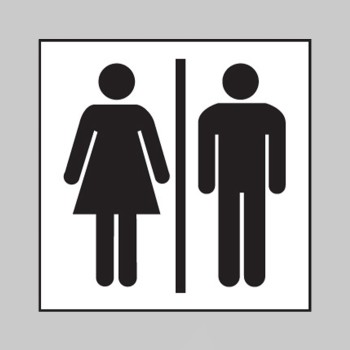 Unisex Toilet Symbol - 