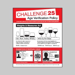 Age Verification Policy Weights & Measures Act 25ml - 