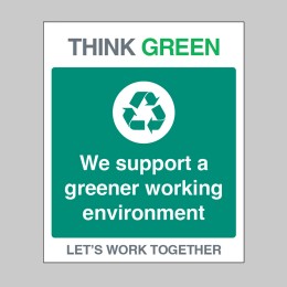Think Green - We Support Greener Working - 