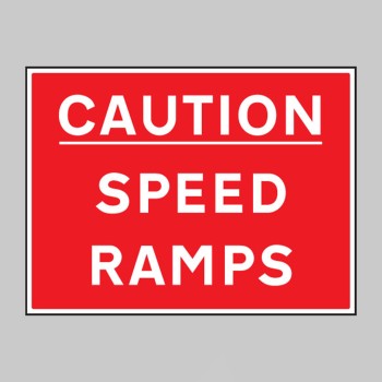 Caution - Speed Ramps - 
