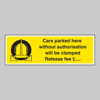 Cars Parked Clamped - (Insert Release Fee) - Cars Parked Clamped - (Insert Release Fee) -