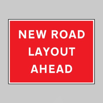 New Road Layout Ahead - 