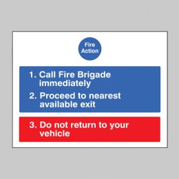 Fire Action for Car Parks - 
