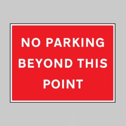No Parking Beyond this Point - 