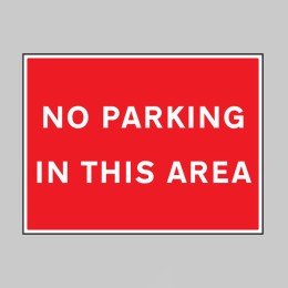 No Parking in this Area - 