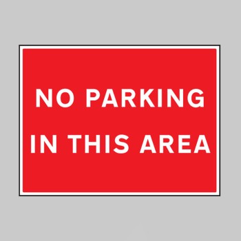 No Parking in this Area - 