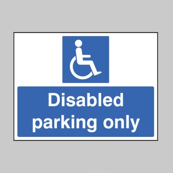Disabled Parking Only - 