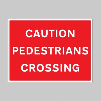 Caution - Pedestrians Crossing - 