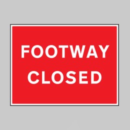 Footway Closed - 
