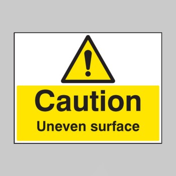 Caution - Uneven Surface - 