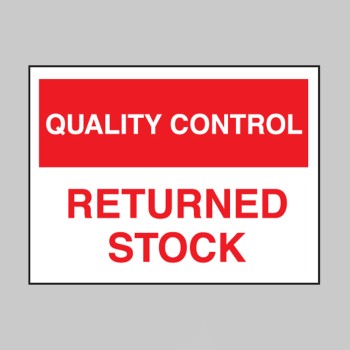 Quality Control - Returned Stock - 