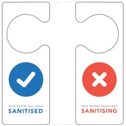 Sanitised / Requires Sanitising Door Hanger - 