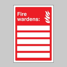 Fire Wardens (Space for 5 People)