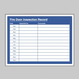 Fire Door Inspection Record - 