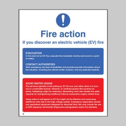 Fire Action - Electric Vehicle - 