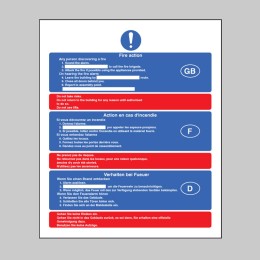 Fire Action (English, French, German)