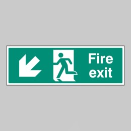 Fire Exit - Down and Left - 