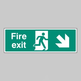 Fire Exit - Down and Right - 