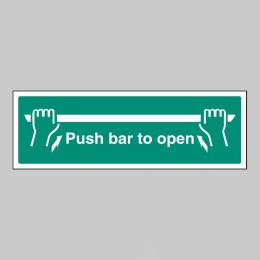 Push Bar to Open - 
