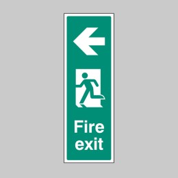 Fire Exit - Left (Portrait) - 