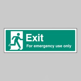 Exit for Emergency Use Only - 
