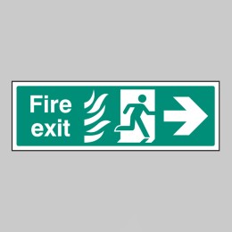 HTM Fire Exit - Arrow Right - 