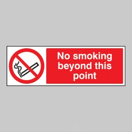 No Smoking Beyond this Point - 