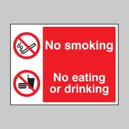 No Smoking - No Eating - No Drinking - 