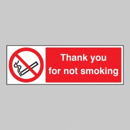 Please Do Not Smoke - Thank You - 