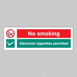 No Smoking Electronic Cigarettes Permitted  - 