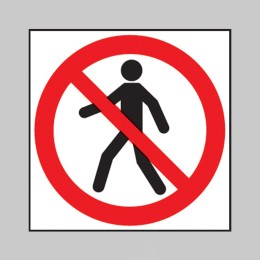 No Admittance Symbol - 