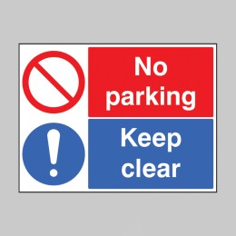 No Parking - Keep Clear - 