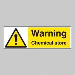 Warning - Chemical Store - 