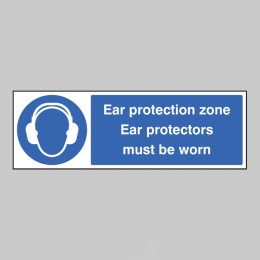 Ear Protection Zone Ear Protectors Must be Worn - 